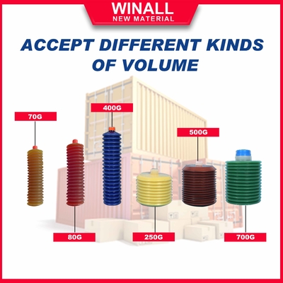 Graisse multi-usages au lithium calcique MP3 Winall NLGI grade 3, jaune vif, 10g - 400g, lubrifiant pour ressorts