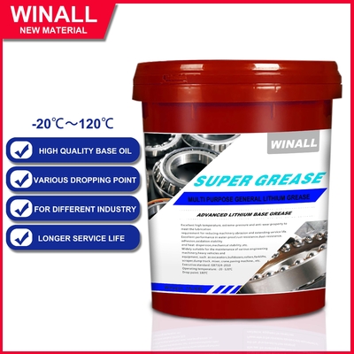 NLGI 2, NLGI 3 cartouche de graisse anti-abrasion anti-rouille industrielle MP à tube à ressort au lithium