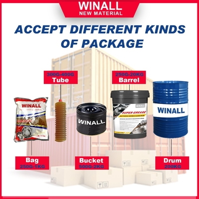 jaune 250g, 500g, 5L, 15L, 20L baril meilleure lubrification, adhérence, résistance à l'abrasion gras MP3 polyvalent