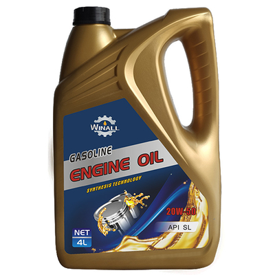 Antioxydant Les boues de réduction 4L jaune SAE 20W50 Huile de moteur à essence pour voiture