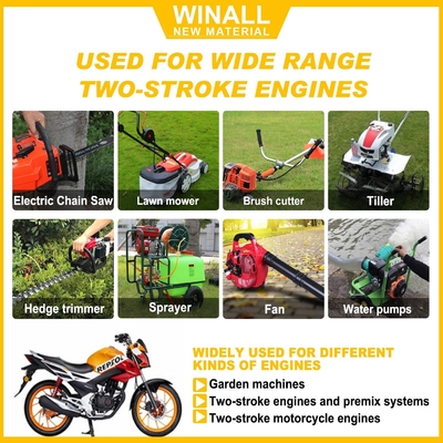 L'huile de moteur de mini tronçonneuse de 2 T de la marque WINALL à proportion 1:50