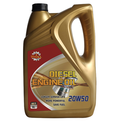 Huile de moteur diesel de haute qualité 4L/5L/6L CK-4 20W-50 pour moteur de camion