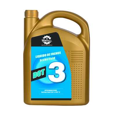 Huile de liquide de frein rouge en gros dans le liquide de frein dot3+ pour chariot élévateur, huile synthétique d'embrayage, liquide de frein