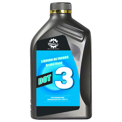 Liquide de frein d'usine en gros 500ml dot3+ embrayage de chariot élévateur huile synthétique liquide de frein dot3