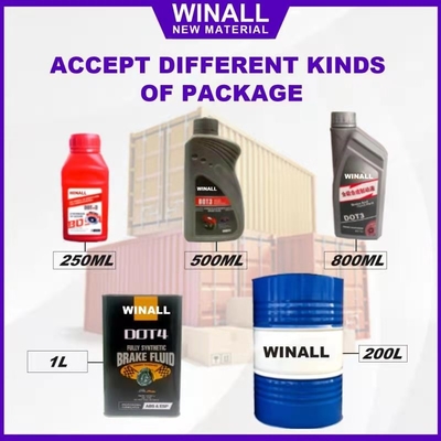Chine Prix bas Emballage sur mesure Haute performance 500 ml Dot4+ Fluide de freinage