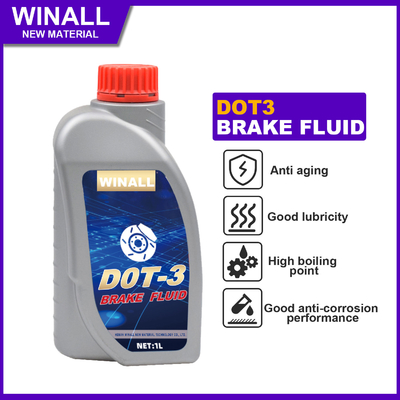 Meilleur liquide de frein synthétique pour véhicule à point d'ébullition élevé 350ml Dot4+